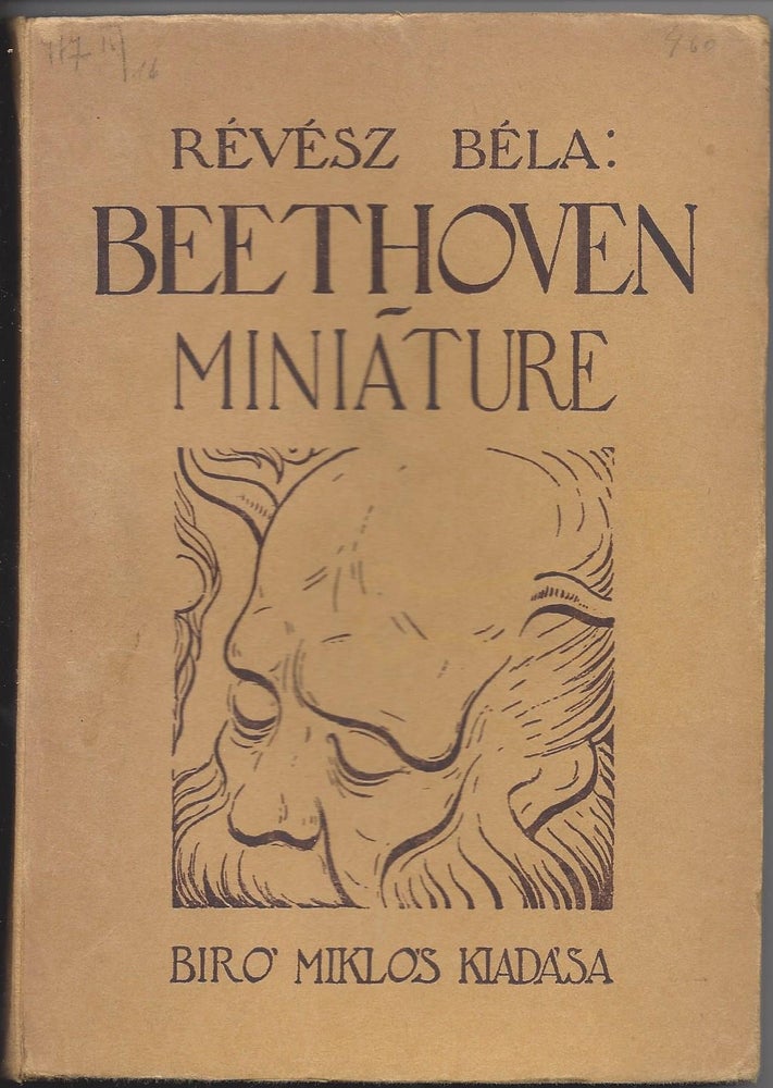 Item #1015 Beethoven. Miniature. [Beethoven. Miniature.]. Béla Révész.