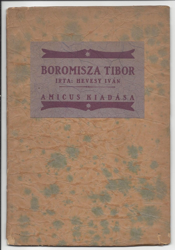 Item #1020 Boromisza Tibor. (Új Müvészet III.) / Boromisza Tibor. (Új Művészet III.) [Tibor, Boromisza. (New Art III.)]. Iván Hevesy.