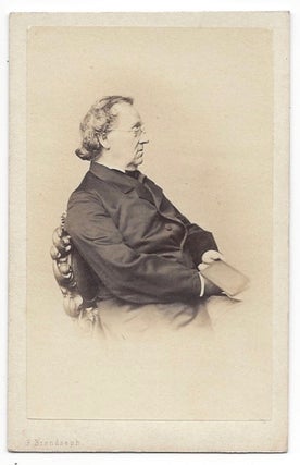 Item #1056 Portrait of Eduard Friedrich Mörike. Eduard Friedrich Mörike, Friedrich Brandseph