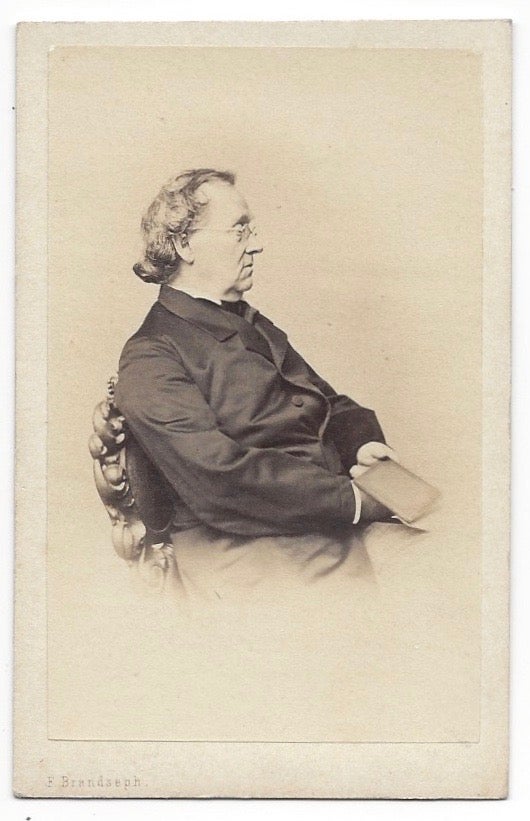 Item #1056 Portrait of Eduard Friedrich Mörike. Eduard Friedrich Mörike, Friedrich Brandseph.