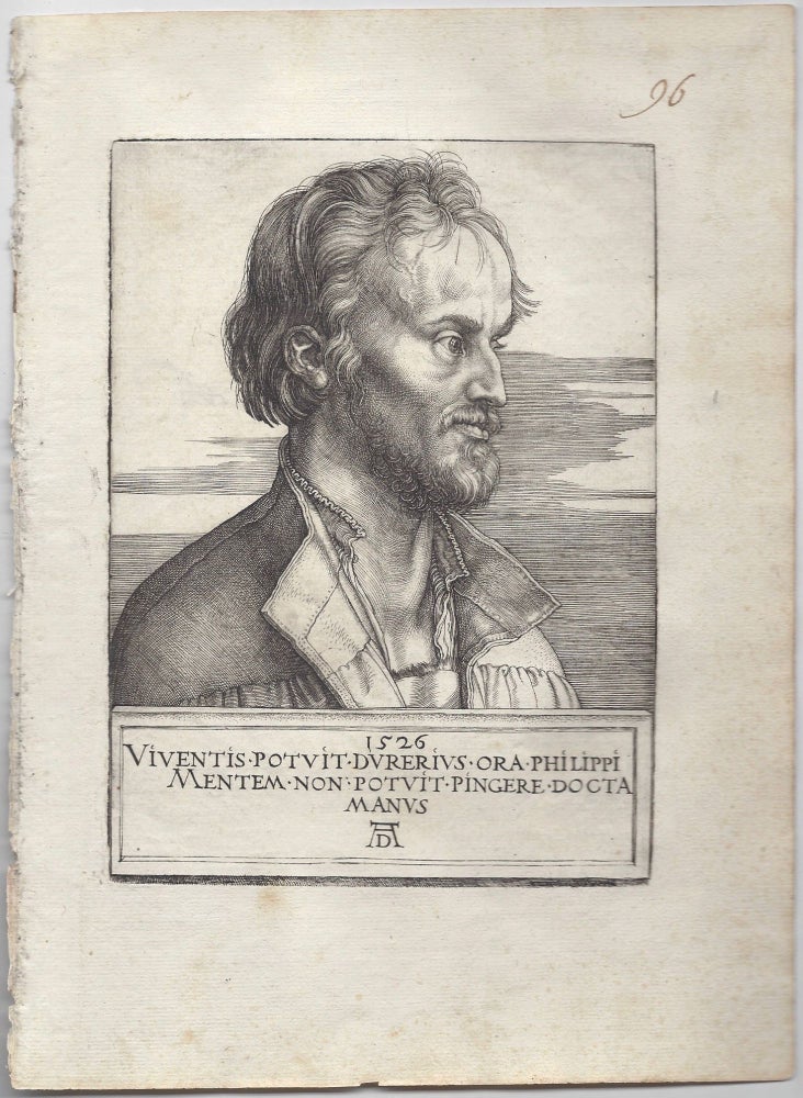 Item #1059 Portrait of Philip Melanchthon. Albrecht Dürer.