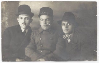 Item #1077 Unpublished Portrait of Béla Bartók with Two Friends. Ca. 1900. Béla...