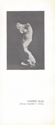 Item #1138 [Katalog vystavy del sochare Aug. Rodina v Praze.] IV. Výst. Sp. Výtv. Um. Manes....