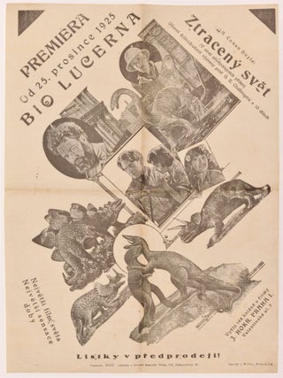 Item #1139 “The Lost World” Movie Poster for the Premier in Prague. Willis O’brian,...
