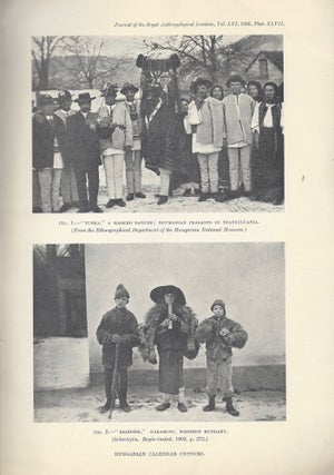 [Caption title:] Hungarian Calendar Customs. (With Plates XLVII an XLVIII.) By G. Róheim. [Reprinted from the Journal of the Royal Anthropological Institute, Vol. LVI, July–December, 1926.]