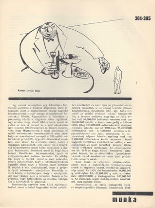 Munka. Müvészeti és társadalmi beszámolo. 10. 1929 november.
