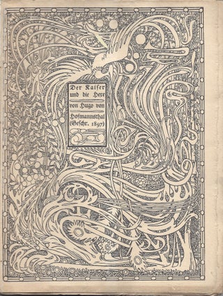 Die Insel. Monatsschrift mit Buchschmuck und Illustrationen, herausgegeben von O. J. Bierbaum, A. W. Heymel und R. A. Schröder. I. Jahrgang. 2. Quartal, No. 4. Januar. 1900.