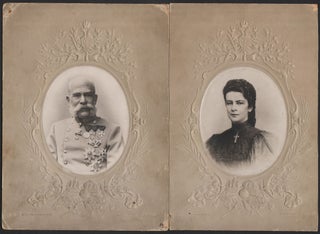 Item #1347 Photographic Portraits of Franz Joseph I and Empress Elisabeth of Austria. Franz...
