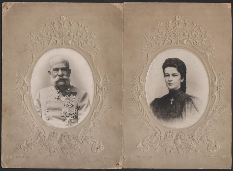 Item #1347 Photographic Portraits of Franz Joseph I and Empress Elisabeth of Austria. Franz Joseph I., Empress Elisabeth of Austria, Carl Pietzner, “Sissi”, Photograph by.
