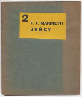 Item #1365 Jency. 8 syntez polaczonych. Filippo Tommaso Marinetti