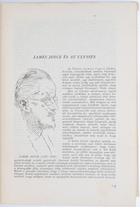Ulysses. Fordította Gáspár Endre. Elsö (Második) kötet [Ulysses. Translated by Endre Gáspár. First (Second) volume.]