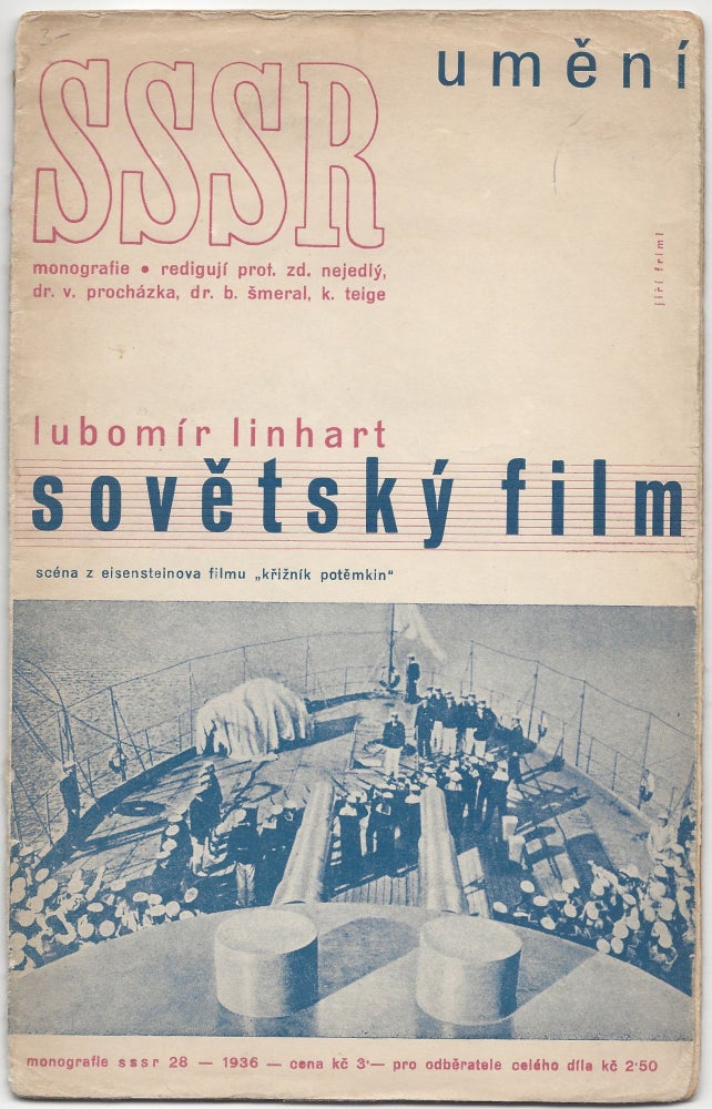 Item #1448 Sovetsky film. Monografie SSSR, Umení, 28. [The Soviet film.]. Lubomír Linhart.
