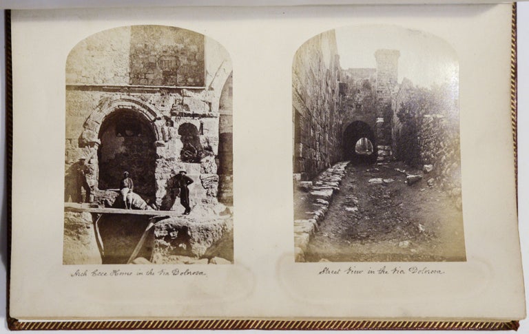 Item #1570 [Photo Album of] Jerusalem 1865. James McDonald, Henry James, Peter Bergheim.