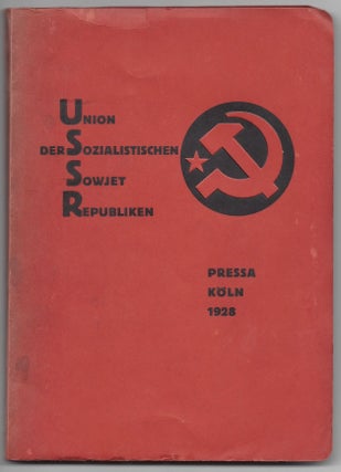 Item #1638 Union der Sozialistischen Sowjet-Republiken. Katalog des Sowjet-Pavillons auf der...