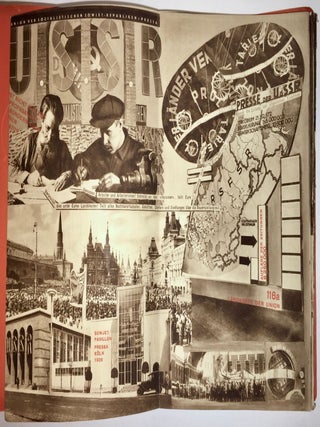 Union der Sozialistischen Sowjet-Republiken. Katalog des Sowjet-Pavillons auf der Internationalen Pressa-Ausstellung K&ouml;ln 1928. [Together with Two Related Flyers.]