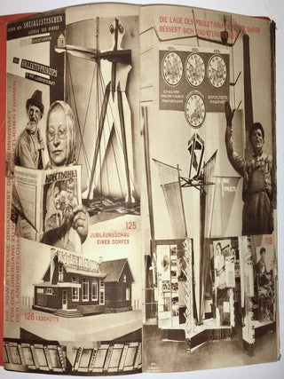 Union der Sozialistischen Sowjet-Republiken. Katalog des Sowjet-Pavillons auf der Internationalen Pressa-Ausstellung K&ouml;ln 1928. [Together with Two Related Flyers.]