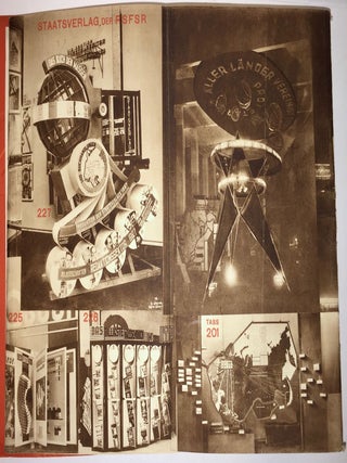 Union der Sozialistischen Sowjet-Republiken. Katalog des Sowjet-Pavillons auf der Internationalen Pressa-Ausstellung K&ouml;ln 1928. [Together with Two Related Flyers.]
