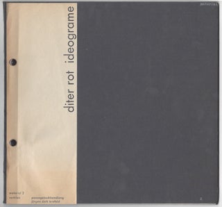 Item #1644 [Cover Title:] Ideograme. Material 2. Vertrieb Passagebuchhandlung Jürgen Dahl...