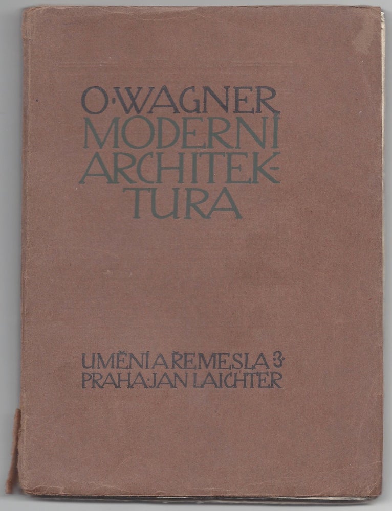 Item #1655 Moderni Architektura. Otto Wagner.