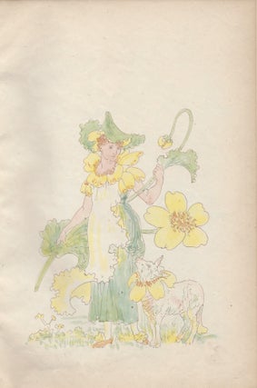 Watercolor drawings of Walter Crane’s Flora Feast.
