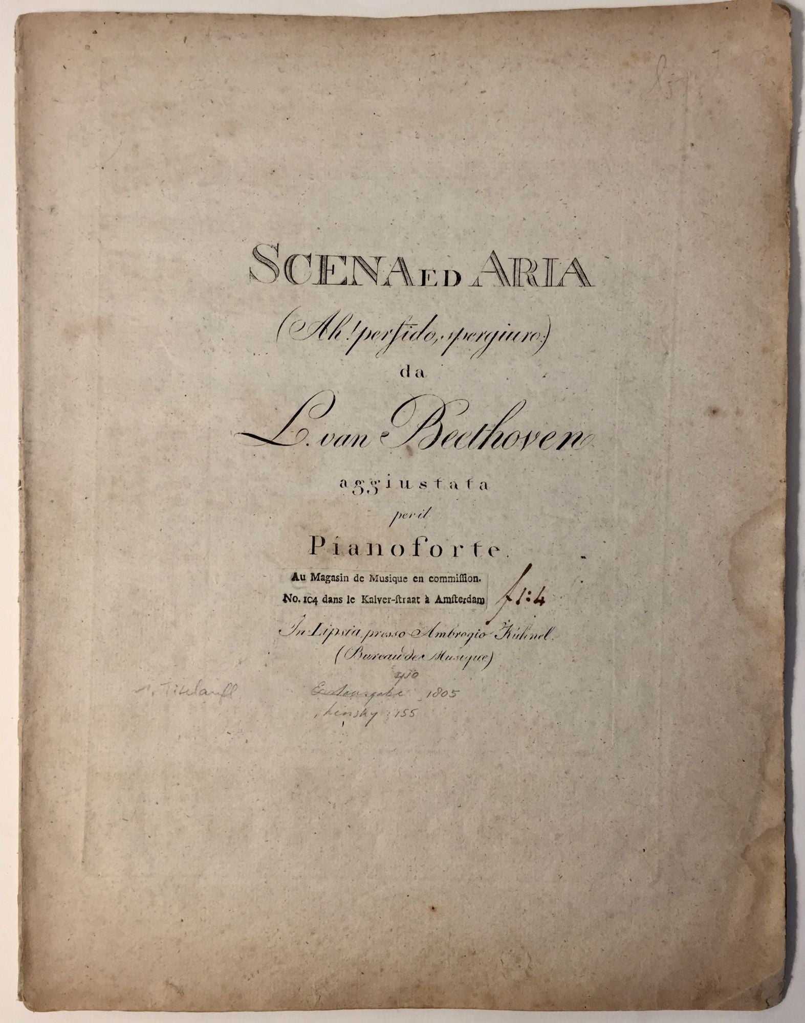 Ària. Ah! Perfido, SpergiuroÀria. Ah! Perfido, Spergiuro  