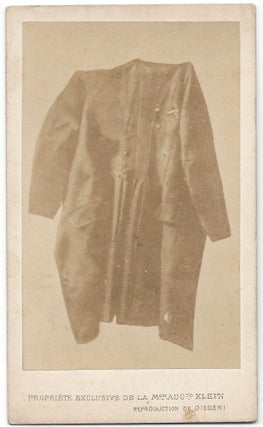 Item #1813 Emperor Maximilian's Vest and Coat After his Execution. François Aubert,...