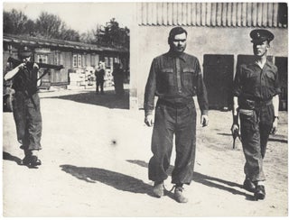 A Collection of 11 Photographs Taken in Nazi Bergen-Belsen and Buchenwald During the Liberation.] Guerre 1939–45. Fotografias dos Campos de Concentracao. / Novas Provas da Barbaria Nazi.