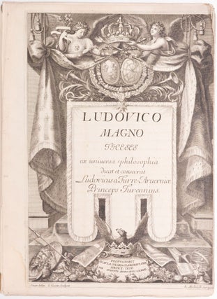 Item #1838 Ludovico Magno theses ex universa philosophia dicat et consecrat Ludovicus a...