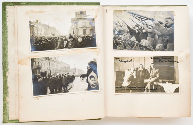Item #1844 Photoalbum of an American Diplomat in the Revolutionary Petrograd in 1917, and Japan. Martin Walker Smith.