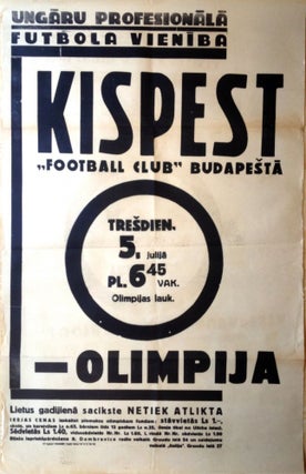 Item #187 Kispest - Olimpija