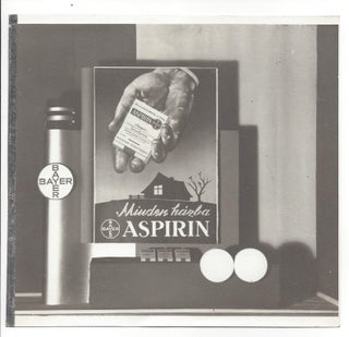 6 Photographs of Art Deco Advertisements for Bayer Aspirin. István Rottler.