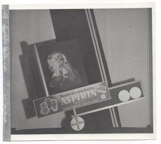 6 Photographs of Art Deco Advertisements for Bayer Aspirin.