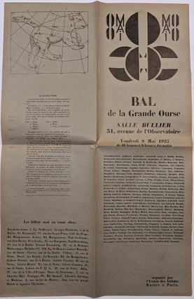 Item #1908 [Poster of] Bal de la Grande Ourse. Salle Bullier 51, Avenue de l’Observatoire....