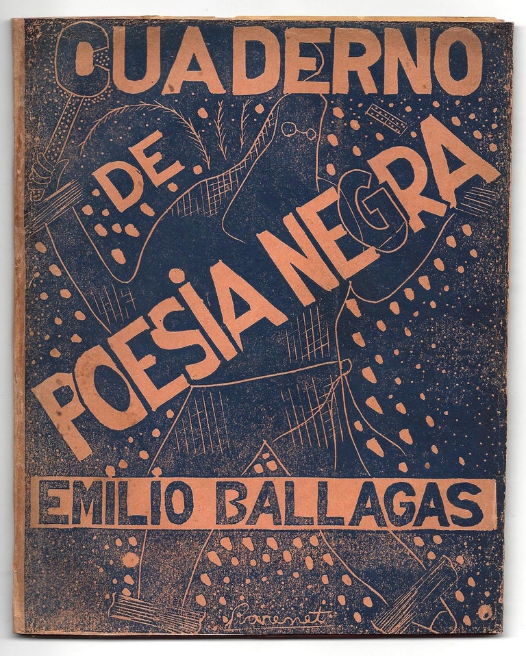 Item #1918 Cuaderno de Poesia Negra. [Black Poetry Notebook.]. Emilio Ballagas, Ernesto Gonzalez Puig, Domingo Ravenet.