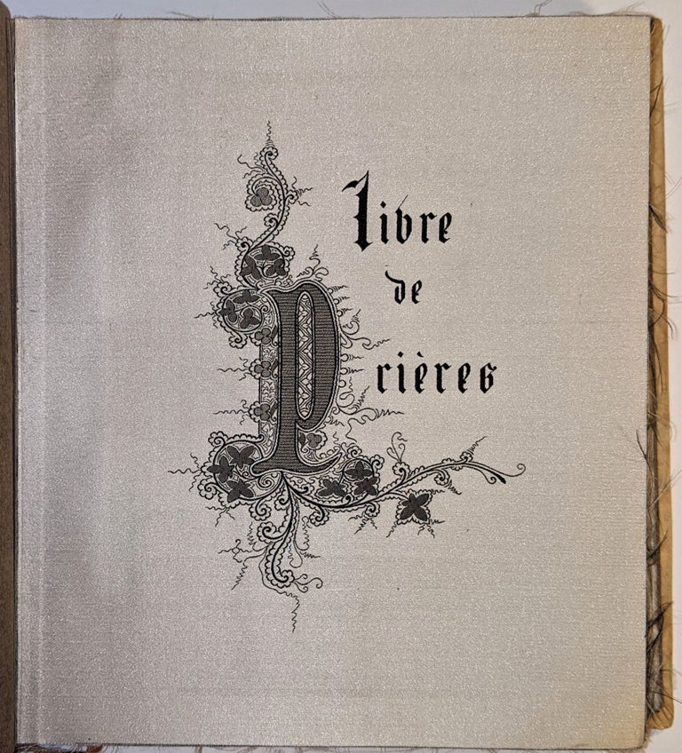 Item #1924 Livre de Prières Tissé d’après les enluminures des manuscrits du XIVe au XVIe siècle