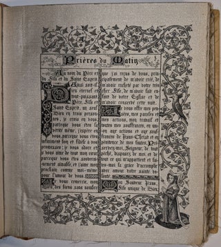 Livre de Prières Tissé d’après les enluminures des manuscrits du XIVe au XVIe siècle