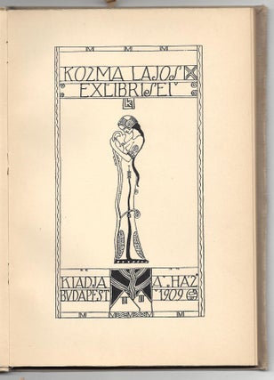Item #1929 Kozma Lajos exlibrisei. [Lajos Kozma’s Bookplates.]. Lajos Kozma