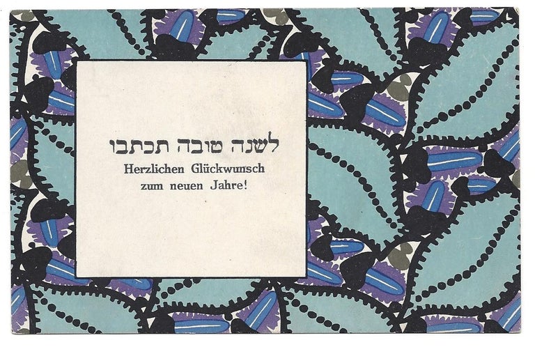 Item #1944 Three Wiener Werkstätte New Year Greetings Postcards. W. Jonas, Philipp Häusler, Martha Arber.