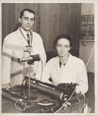 Item #2025 Photograph of Iréne and Frédéric Joliot-Curie