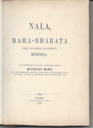 Item #2035 Nala, Mahá-bhárata czimű szanszkrit költemény epizódja. Az eredeti után...