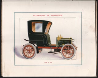 (Automobiles De Dion-Bouton.) Voitures et Moteurs a Pétrole de Dion-Bouton. 36, Quai National Puteaux (Seine).