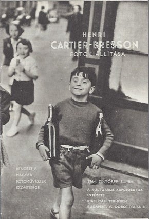 Item #2154 Henri Cartier-Bresson fotokiállítása (Henri Cartier-Bresson photoexhibition). Ivan...