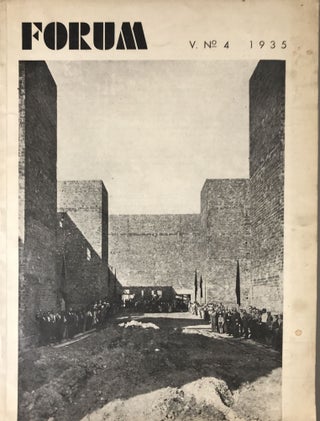 Item #2158 Forum. Zeitschrift für Kunst, Bau und Einrichtung 1935 Nr. 4