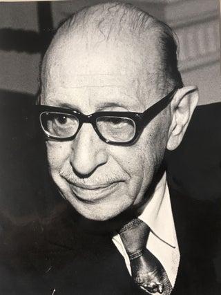 Item #2177 Portrait Igor Stravinsky. Andryej Zborski, photographer