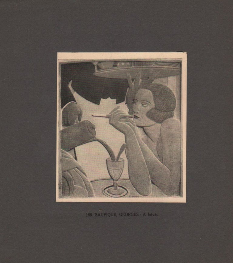Item #218 A francia avant-garde müvészek kiállításának katalógusa. / A francia avant-garde művészek kiállításának katalógusa. Catalogue de l’Exposition des Artistes Français d’Avant-Garde.