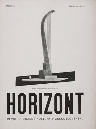Item #2185 HORIZONT Revue der zeitgenössischen Kultur in der Tschechoslovakei. Revue de la...