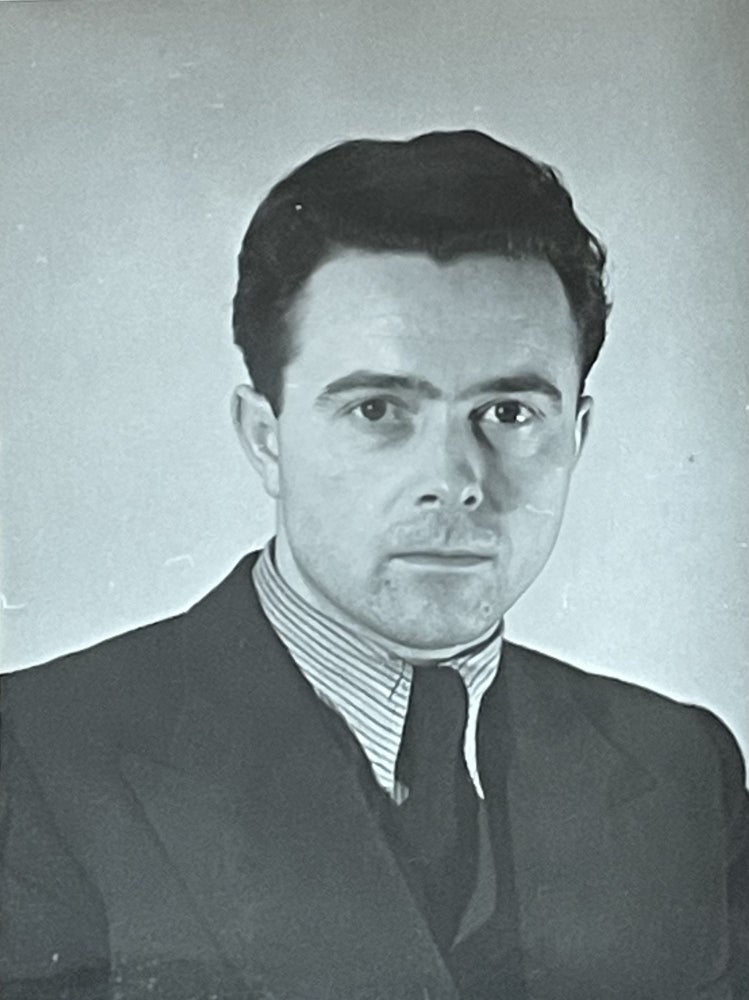 Item #2220 Vintage portrait of Lajos Lengyel. Imre Kinszki.