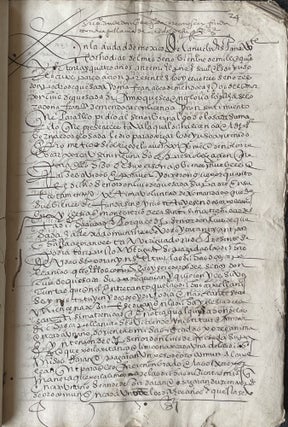 Item #2257 Documents of Pedro de Quesada’s Lawsuit Related to the La Santísima Church in...