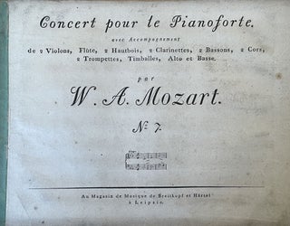 Item #2305 [Piano Concerto no. 24] Concert pour le Pianoforte. avec Accompagnement de 2 Violons,...