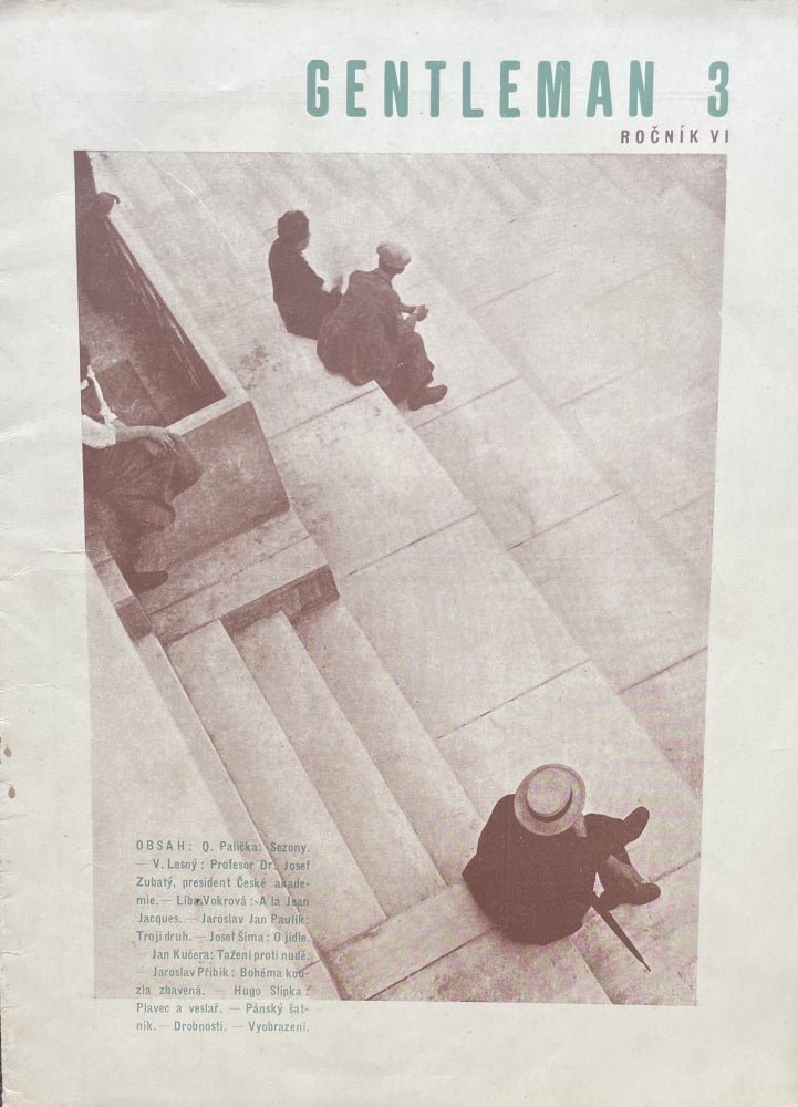 Item #2329 Gentleman. N° 3. Storch Marien, Photo on the, Moholy-Nagy.